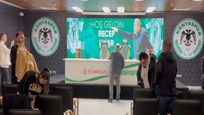 Konyaspor ve yeni teknik direktörüne büyük şok! Basın mensupları salonu terk etti