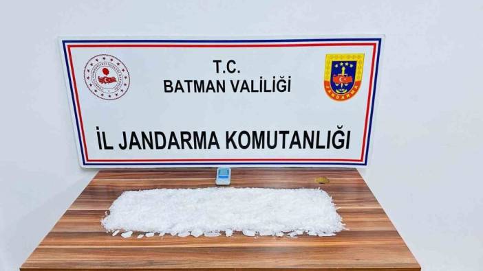 Batman'da uyuşturucu taciri jandarma yakalandı