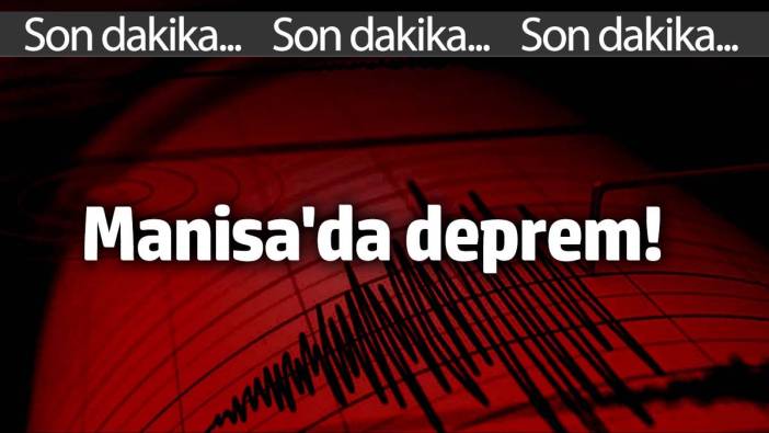 Akhisar'da korkutan deprem (1 Kasım 2024)