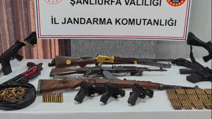 Şanlıurfa'da silah kaçakçılığı: 7 adrese eş zamanlı operasyon 10 gözaltı