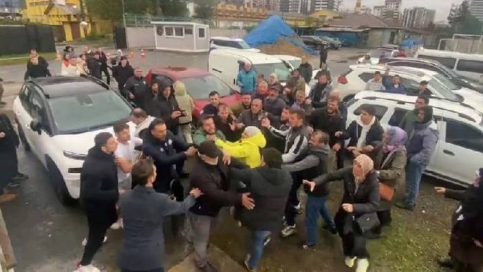 Rizespor-Trabzonspor maçı karıştı! Polis kavgaya biber gazı ile müdahale etti