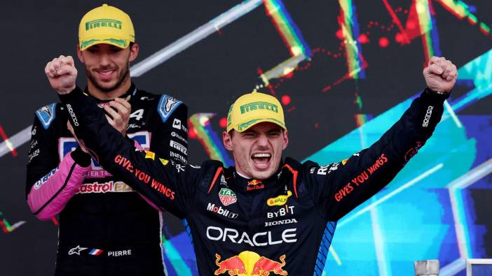 Brezilya Grand Prix'sini Max Verstappen kazandı