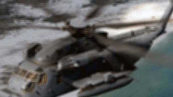 Askeri helikopter düştü