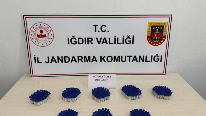 Iğdır'da kaçak botoks operasyonu: 2 milyon lira değerinde...