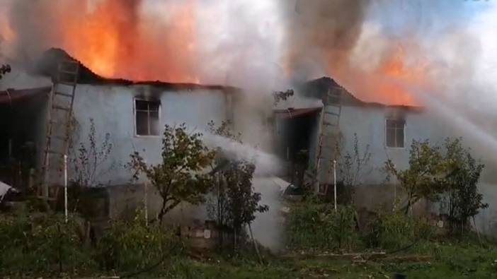 Çankırı'da çıkan yangında ev küle döndü! Kullanılmaz hale geldi