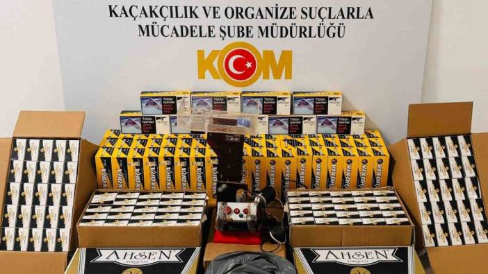 Samsun’da kaçak tütün mamulleri operasyonu