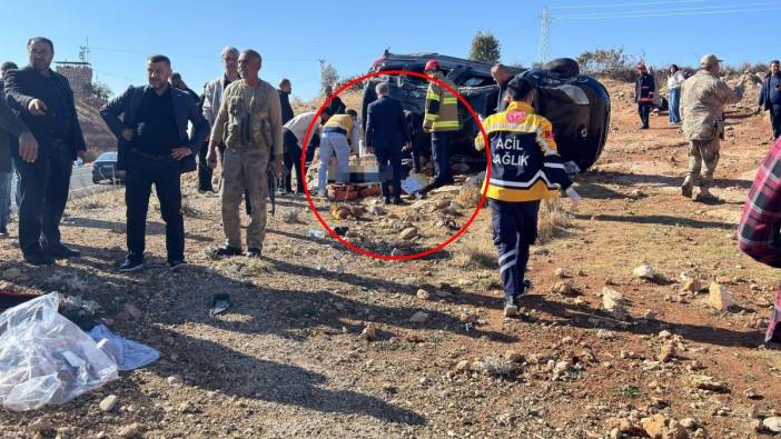 Mardin'de feci kaza: Araç takla attı: 3 ölü, 1'i bebek 5 yaralı