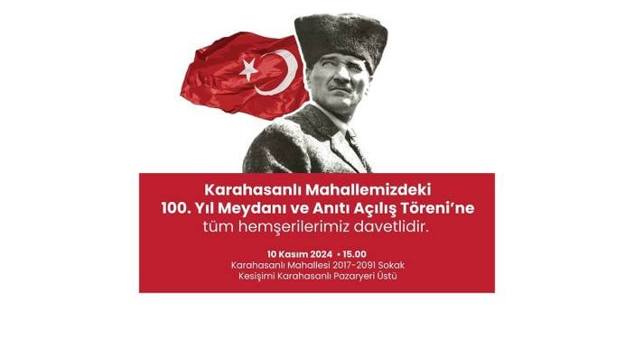 Merkezefendi’de 100. Yıl Meydanı ve Anıtı açılıyor