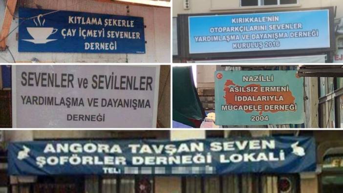 ‘Böyle isim mi olur’ dedirten ilginç dernekler: Aklını oynatanlar, Bekar danışmanlığı, Tanısan seversin ve daha niceleri…