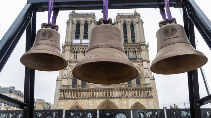 Bir ay sonra açılıyor: Notre Dame'da çanlar beş yıl aradan sonra ilk kez çaldı