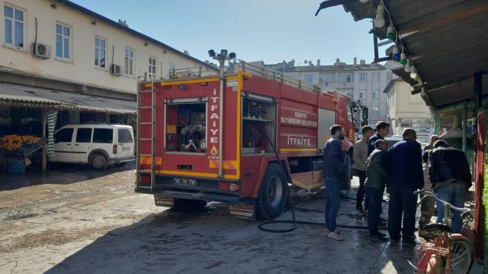 Konya’da iş yerinde çıkan yangın korkuttu!