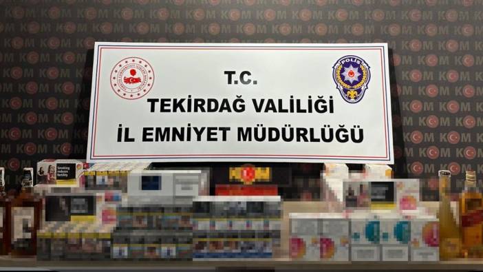 Tekirdağ merkezli 5 ilde kaçak sigara operasyonu; 7 gözaltı