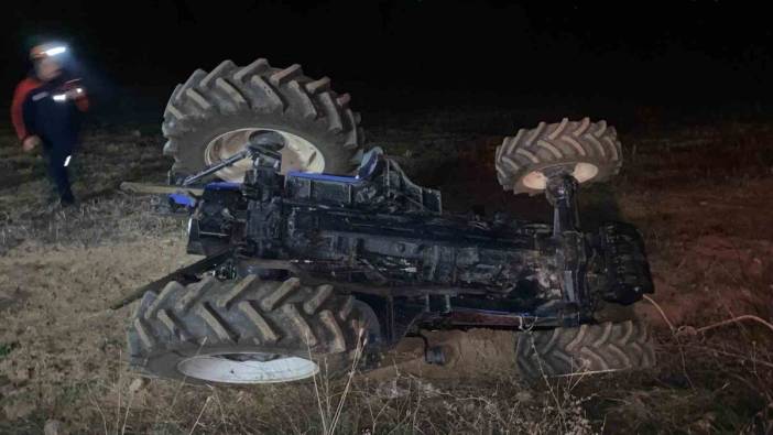 Amasya’da trajik kaza' Traktör devrildi: 1 yaralı