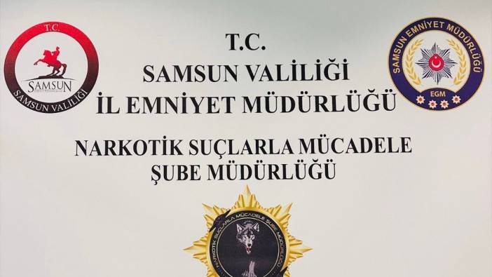 Samsun’da uyuşturucu ve silah operasyonu