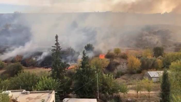 Adıyaman'da anız yangını çok sayıda tarlaya zarar verdi