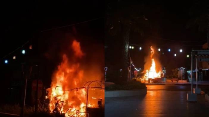 Antalya'da çıkan yangında iş yeri kullanılamaz hale gelen adam: Ekmek teknem kül oldu