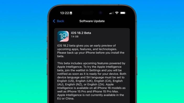 Apple, iOS 18.2 Beta 3 yenilikleriyle dikkat çekiyor