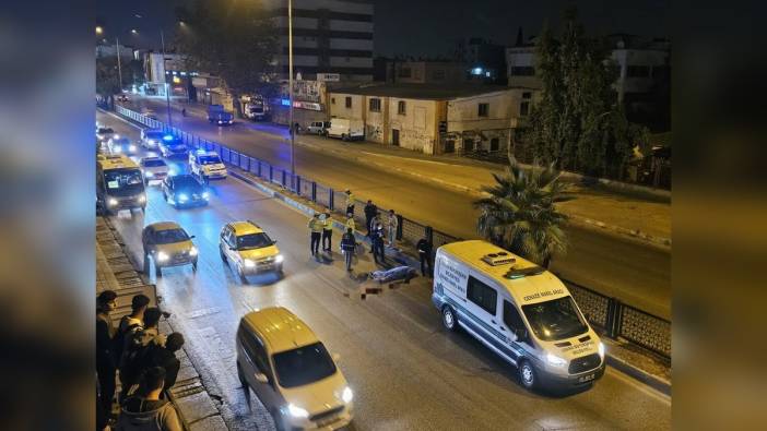 Üst geçide 20 metre uzaklıkta otomobilin çarptığı yaya, hayatını kaybetti