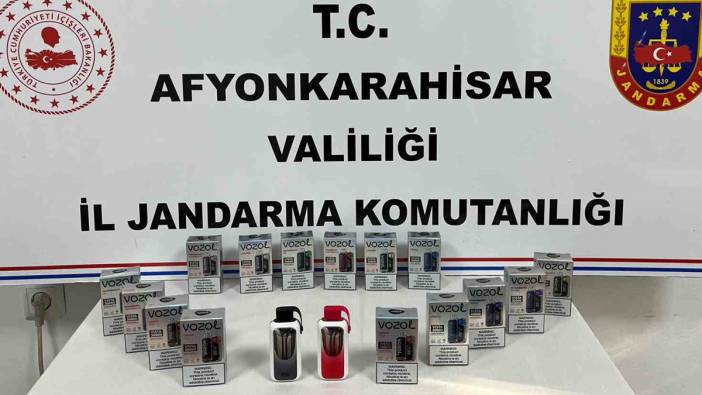 Afyonkarahisar’da kaçak elektronik sigara ele geçirildi