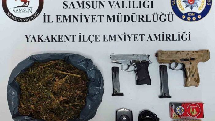 Samsun’da operasyon: Uyuşturucu ve radar tespit cihazı ele geçirildi