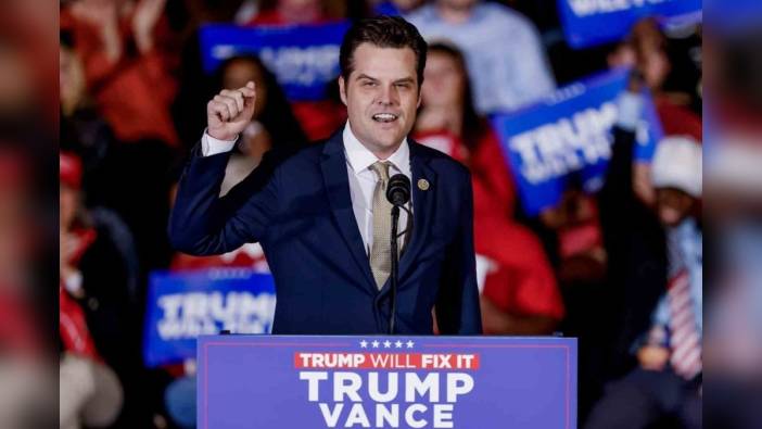 Trump, Adalet Bakanı olarak Matt Gaetz'i aday gösterdi