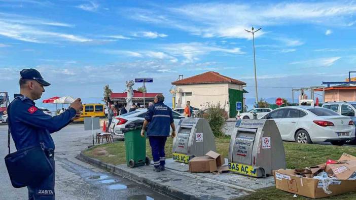 Yere çöp ve izmarit atanlara ceza yağıyor