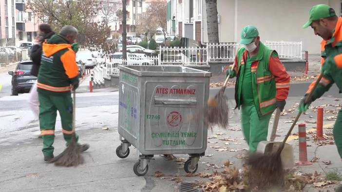 Çankaya'da sonbahar temizliği