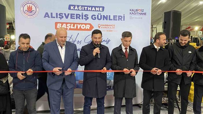 Kağıthane’de alışveriş günleri başladı