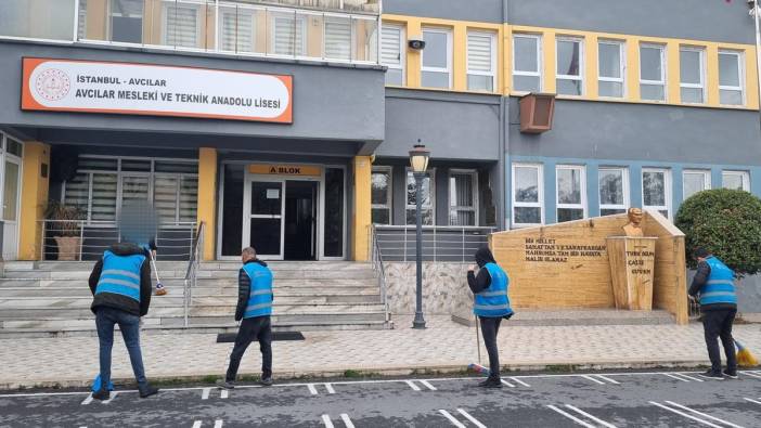 İstanbul’da okullarda temizlik ve bakım çalışması yapıldı