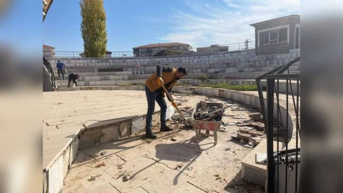 Gölbaşı'nda amfi tiyatro yenileniyor