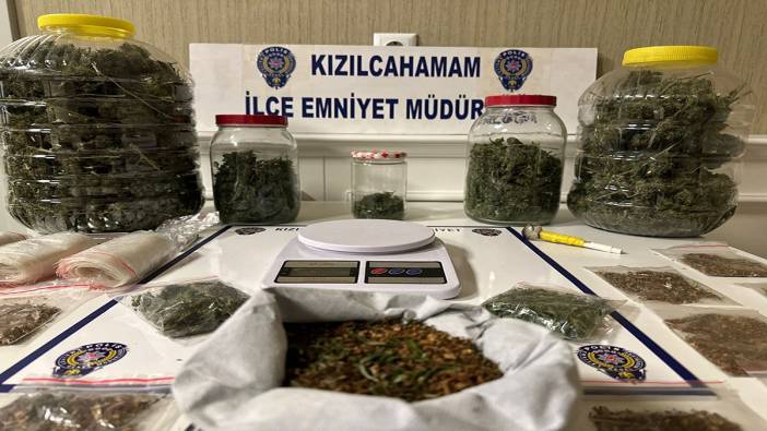 Kızılcahamam polisinden uyuşturucu tacirlerine operasyon