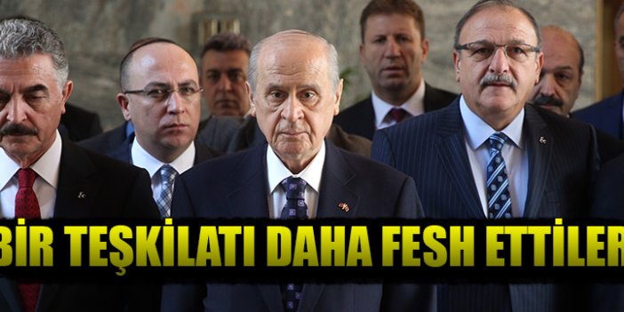 MHP Elazığ yönetimi de görevden alındı