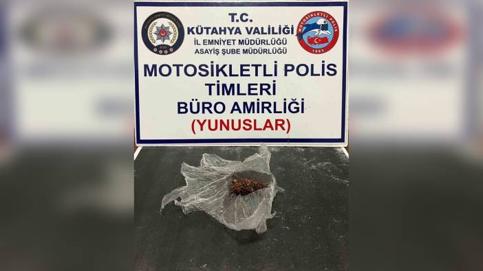 Kütahya'da uyuşturucu madde ele geçirildi