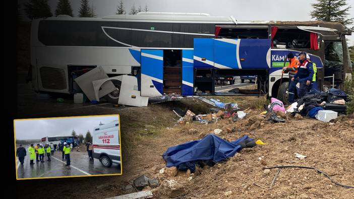 Eskişehir'de yolcu otobüsü devrildi: Ölü ve yaralılar var