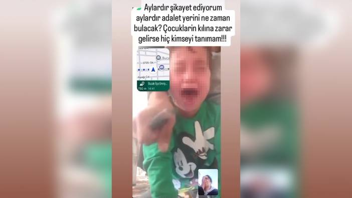 İzmir'de dehşet anları: Baba, çocuğunu bıçakla tehdit etti