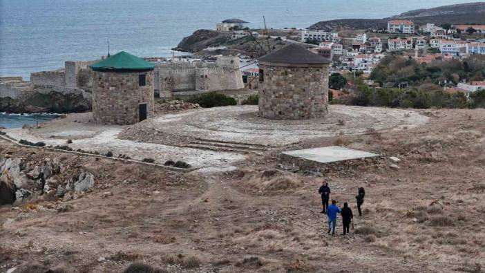 Çanakkale’nin turizm merkezi Bozcaada’da Osmanlı döneminden kalma askeri yapıya restore