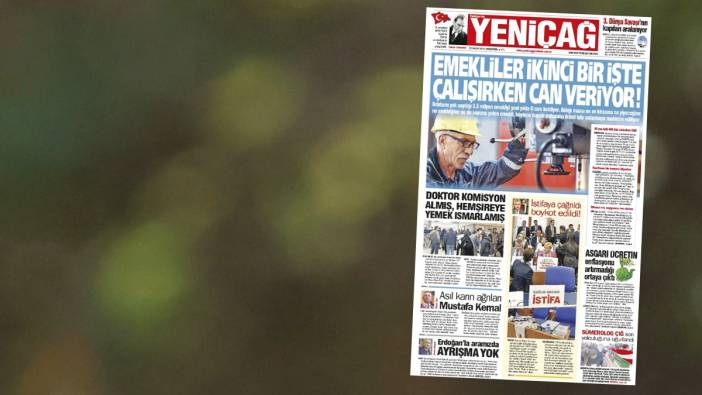 Yeniçağ Gazetesi: Emekliler ikinci bir işte çalışırken can veriyor!