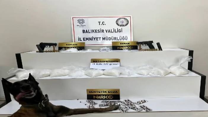 Balıkesir'de uyuşturucu tacirlerini 'Fırtına' yakalattı