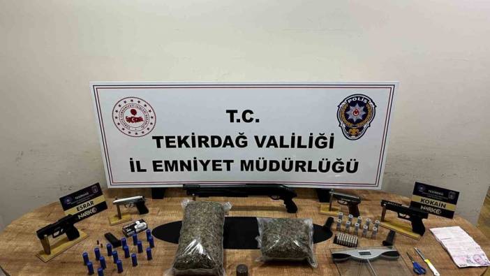 Çorlu’da uyuşturucu ve kaçakçılık operasyonu: 2 kişi tutuklandı