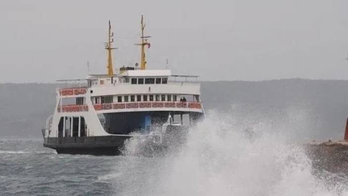 Marmara'da deniz ulaşımına lodos engeli... Seferler iptal edildi