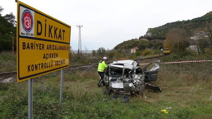 Zonguldak'ta hemzemin geçitte kaza: 2 yaralı