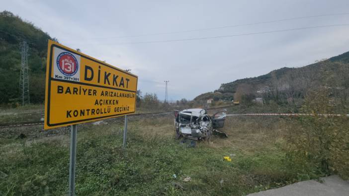 Zonguldak'ta hemzemin geçitte kaza: 20 metre sürüklendi