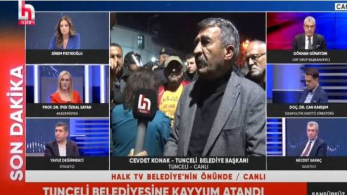 Tunceli Belediye Başkanı’ndan ‘Kayyum’ açıklaması. 'Aracımın önü kesildi'