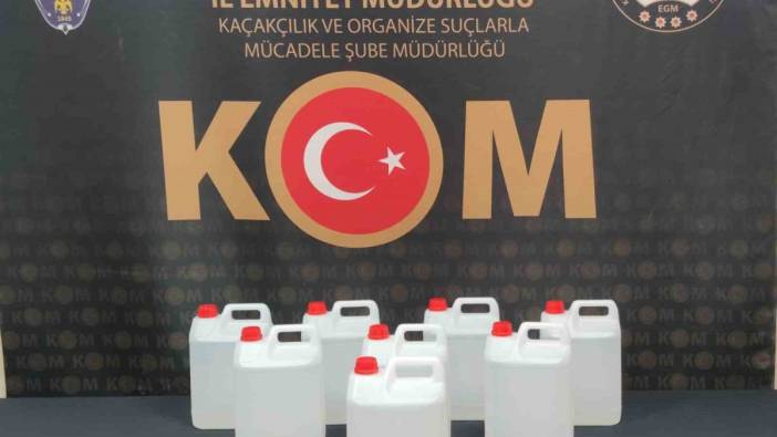 Kastamonu’da 40 litre kaçak alkol ele geçirildi