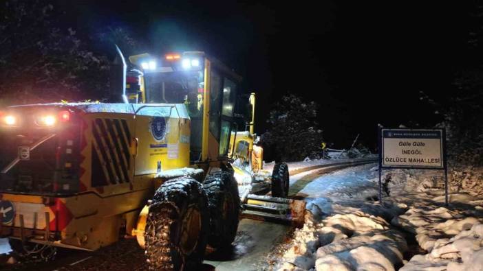 Bursa'da 169 mahalle yolu ulaşıma açıldı