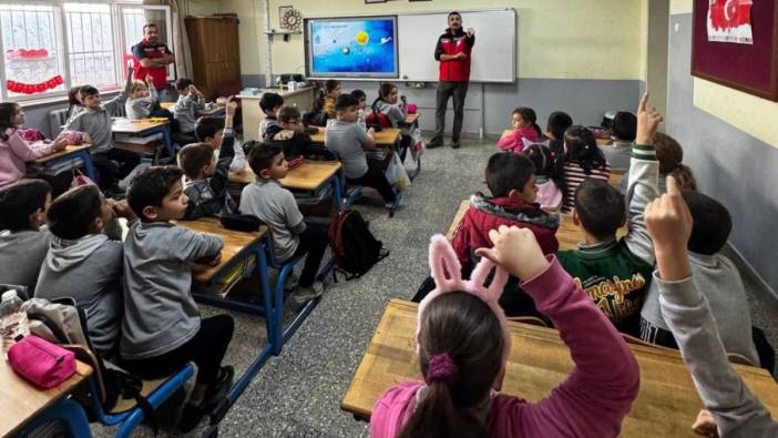 Sultanhisar’da öğrencilere su verimliliği hakkında bilgilendirildi