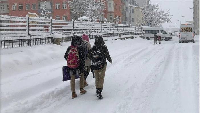 Kayseri’de eğitime 1 gün ara verildi