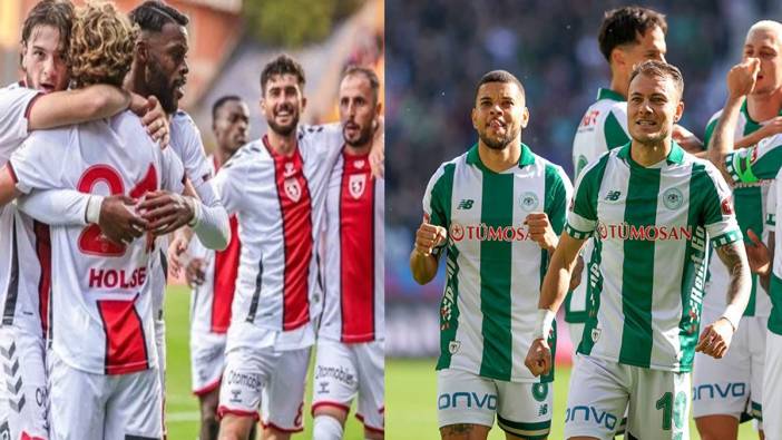 Konyaspor ve Samsunspor’dan futbol dersi! 16:00’da başlayan maçlarda ilk yarı sona erdi