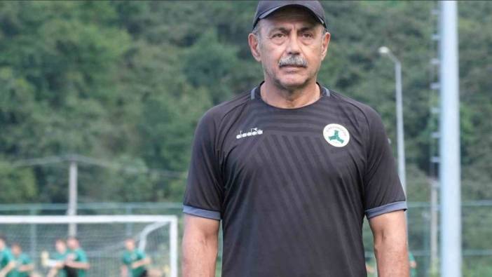 Giresunspor'da teknik direktör Metin Aydın istifa etti