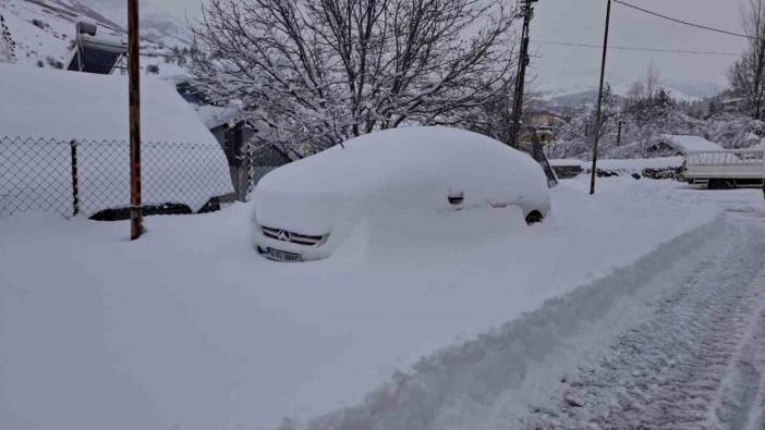 Tunceli’de kar esareti: 189 köy yolu ulaşıma kapandı